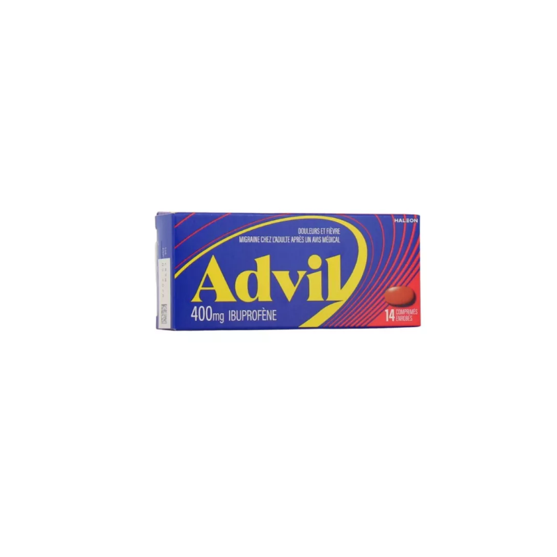 Advil 400mg of Ibuprofen, 14 coated tablets