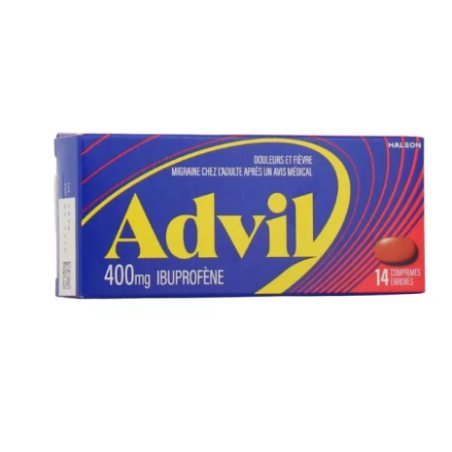 Advil 400mg of Ibuprofen, 14 coated tablets