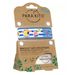 Bracelet for children aged 3+ - Mosquito repellent - Parakito - 1 bracelet - 2 refills