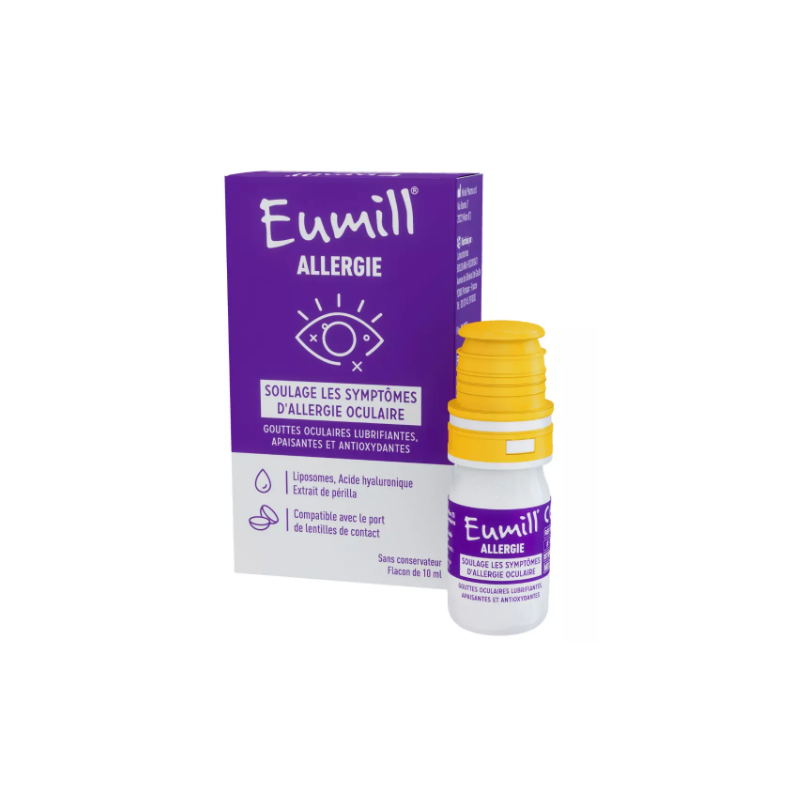Eumill Allergy - Relieves Symptoms of Eye Allergy - 10 ml
