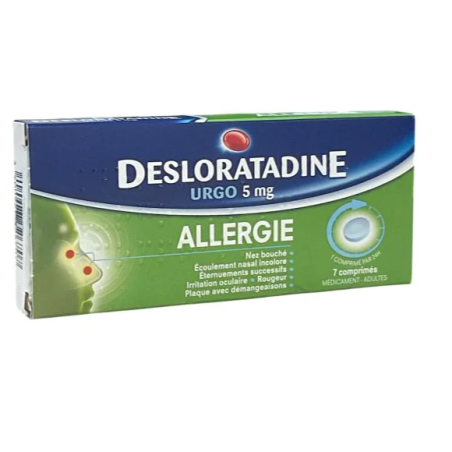 Desloratadine Urgo 5 mg - Allergy - Box Of 7 Tablets