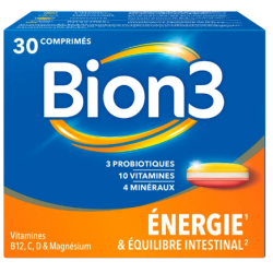 Bion3 - Vitality - With Ginseng - 30 Tablets