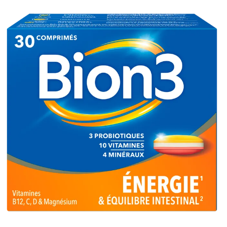 Bion3 - Vitality - With Ginseng - 30 Tablets