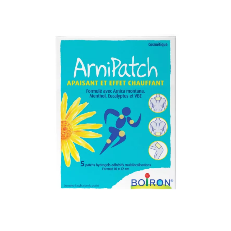 Arnipatch - Apaisant & Effet Chauffant - Boiron - 5 Patchs Hydrogels
