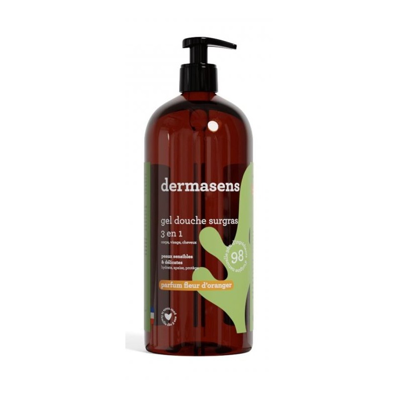 Gel Douche Surgras - Fleur d'Oranger - Dermasens - 1L