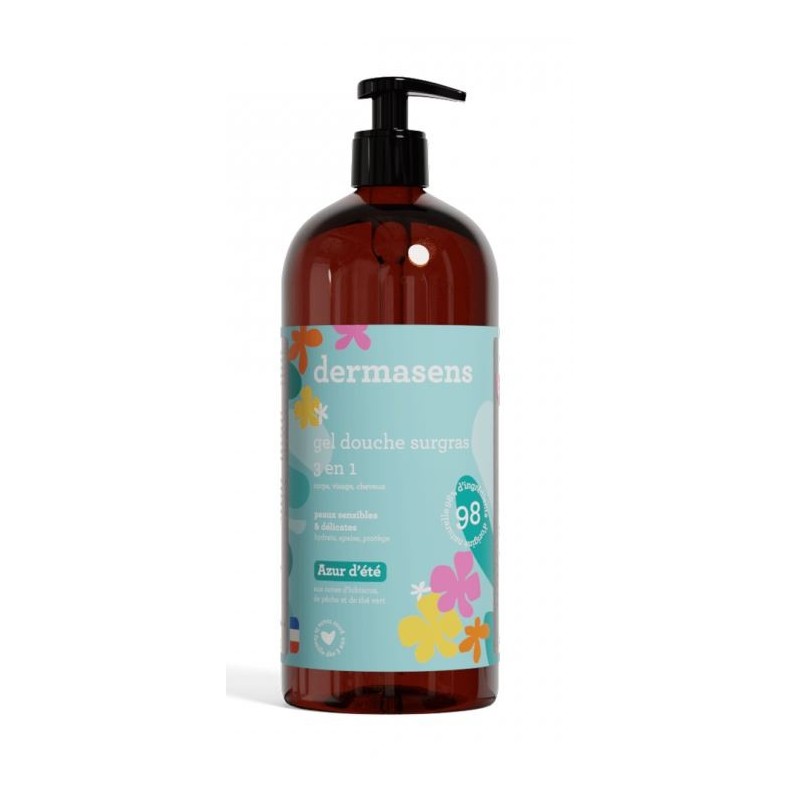 Extra-Rich Shower Gel - Summer blue - Dermasens - 1L