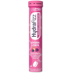 HydraFizz - Hydra+Skin - Red Berry Flavour - UPSA - 16 tablets