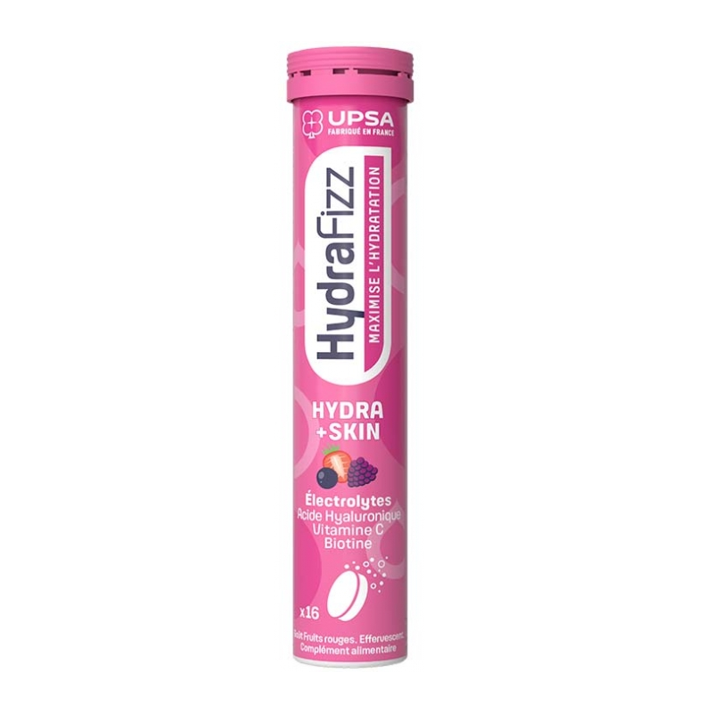 HydraFizz - Hydra+Skin - Red Berry Flavour - UPSA - 16 tablets