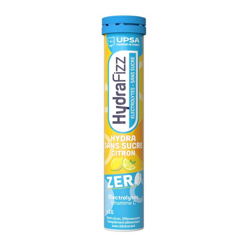 HydraFizz - HydraZer - Lemon Flavour - UPSA - 16 tablets