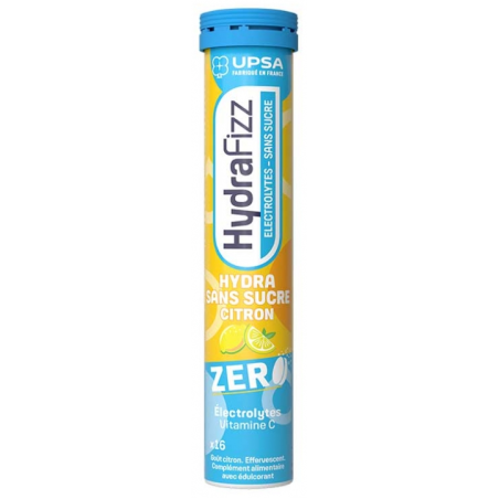 HydraFizz - HydraZer - Lemon Flavour - UPSA - 16 tablets