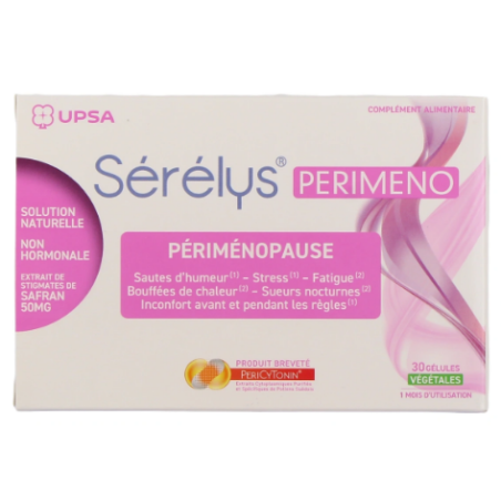 Sérélys Perimeno - Perimenopause - UPSA - 30 vegetarian capsules