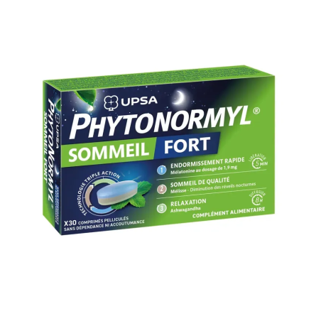 Phytonormyl - Sommeil Fort - UPSA - 30 Comprimés