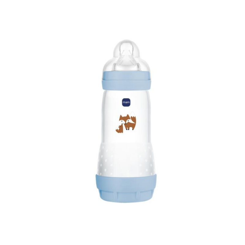 Easy Start Organic Baby Bottle - Anti-colic - 4+ Months - MAM - 320 ml