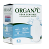 Serviette Hygiénique - Flux Normal - Organyc - 10 Serviettes (Unyque)