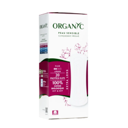 Organyc - Protège-slips Coton Bio Extra Long - Boite De 20