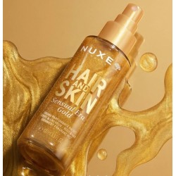 Brume Parfumé Nacrée - corps et cheveux - Sensual Era Gold - Nuxe - 100ml