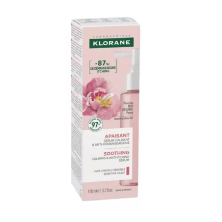 Serum SOS à la Pivoine - Cheveux Sensibles - Klorane - 65ml