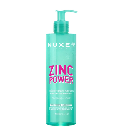 Purifying cleansing jelly - Zinc Power - Nuxe - 400ml