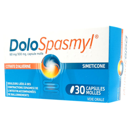 DoloSpasmyl 60mg/300mg - Digestive Pain - 30 Capsules