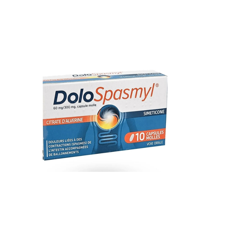 DoloSpasmyl 60mg/300mg - Douleurs Digestives - 30 Capsules molles