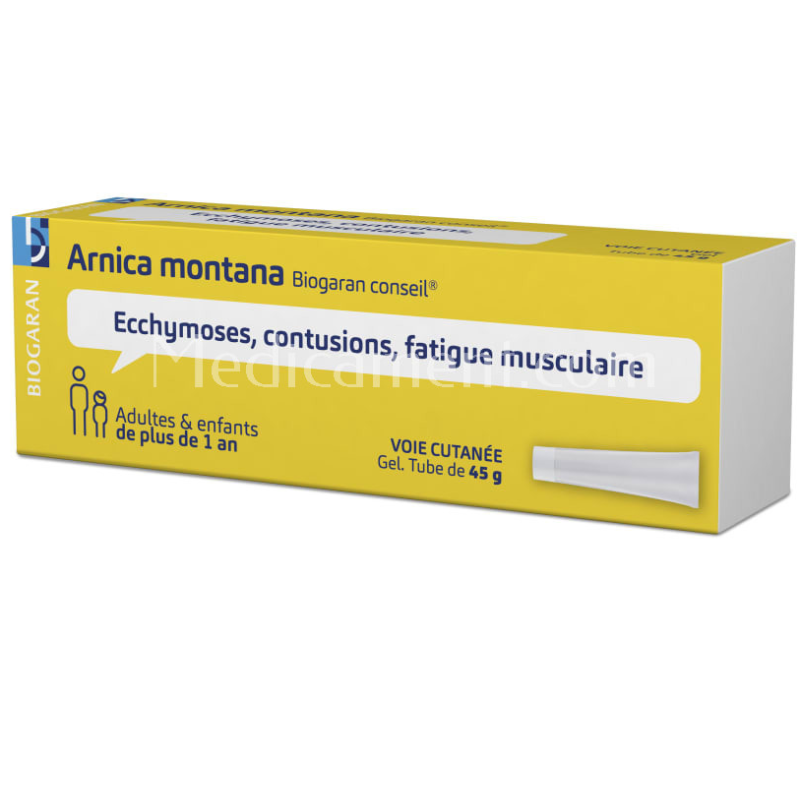 Arnica Montana - Ecchymoses, Contusions, fatigue Musculaire - Biogaran Conseil - 45g