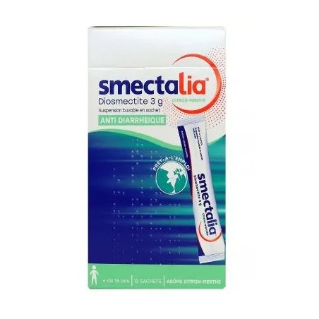 Smectalia - Diarrhée Aigüe - IPSEN - 12 sachets