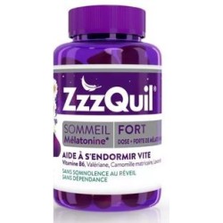 Zzzquil Fort - Sommeil - Mélatonine - 30 gommes