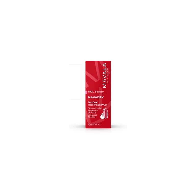 Mavadry - Top Coat + Nail Dryer - Fixer - Mavala - 10 ml Mavala