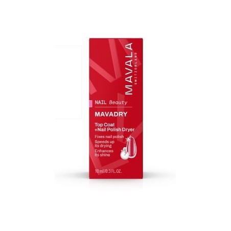 Mavadry - Top Coat + Nail Dryer - Fixer - Mavala - 10 ml Mavala