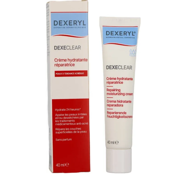Dexeclear Crème Hydratante Réparatrice - Dexeryl - 40 ml