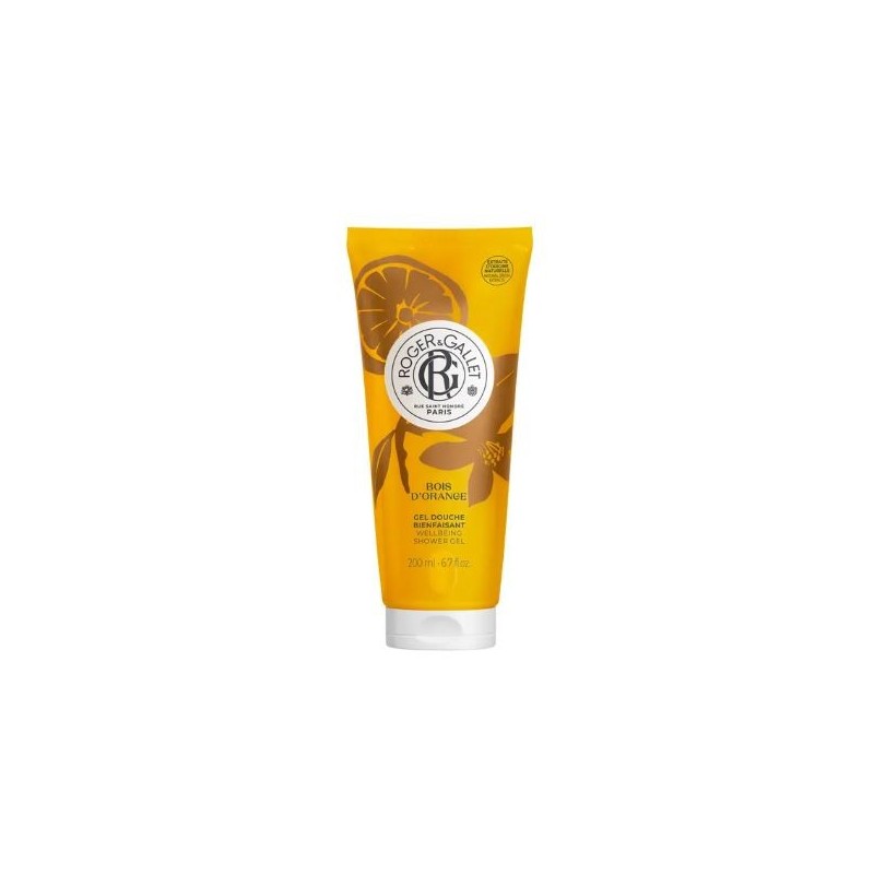 Orange Wood Toning Shower Gel - Roger Gallet - 200ml Roger & Gallet