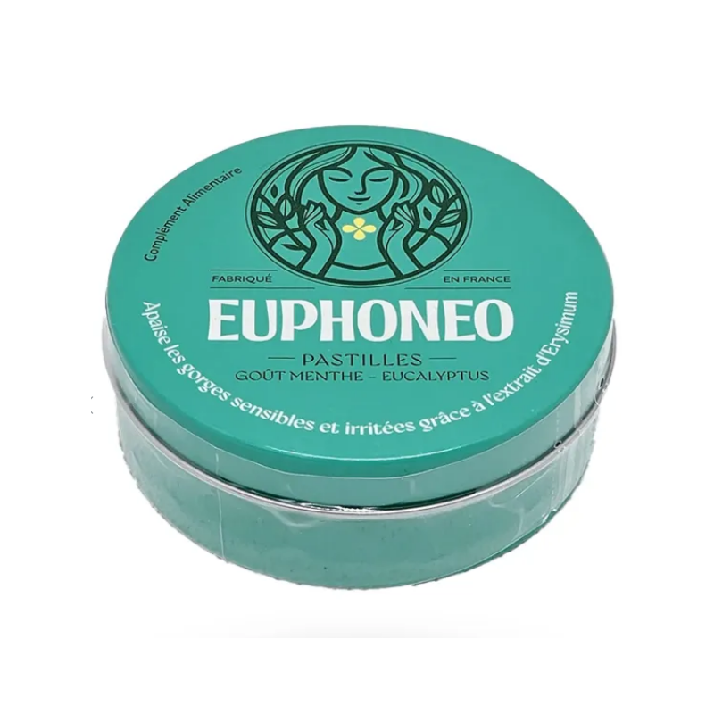 Euphoneo Pastilles - Goût Menthe/Eucalyptuse - Boite De 50