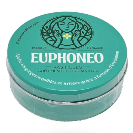 Euphoneo Pastilles - Goût Menthe/Eucalyptuse - Boite De 50