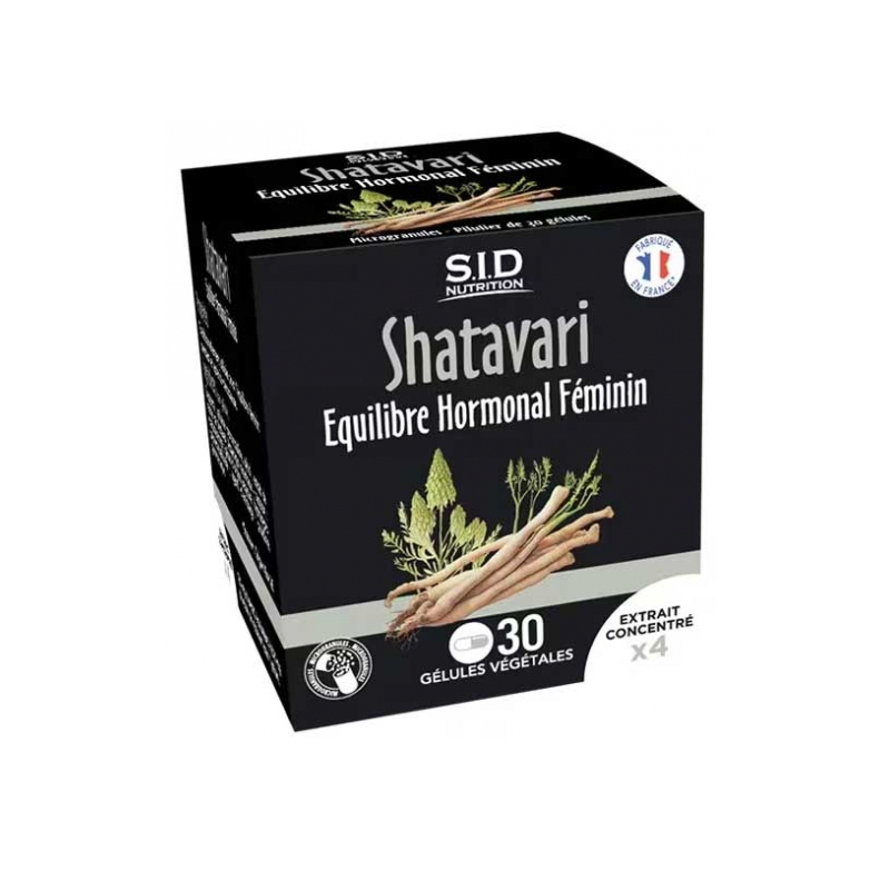 Shatavari - Female Hormonal Balance - S.I.D Nutrition - 30 Capsules