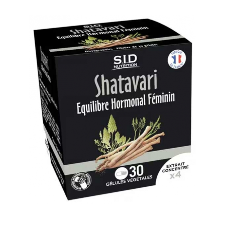 Shatavari - Female Hormonal Balance - S.I.D Nutrition - 30 Capsules