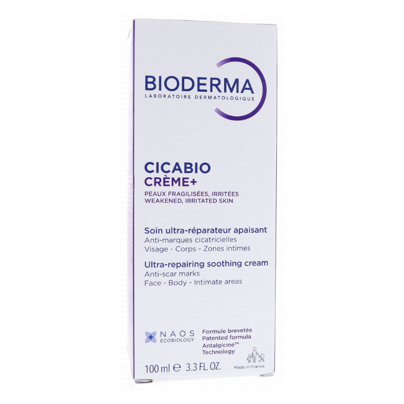 Cicabio Crème+ - Soin Ultra Réparateur Apaisant -Bioderma - 100 ml
