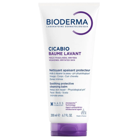 Cicabio Cleansing Balm - Soothing Protective Cleanser - Bioderma - 200 ml