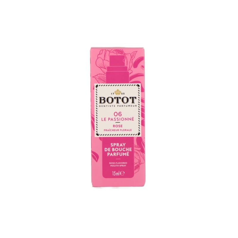 Spray de Bouche Parfumé - Rose - Botot - 15 ml