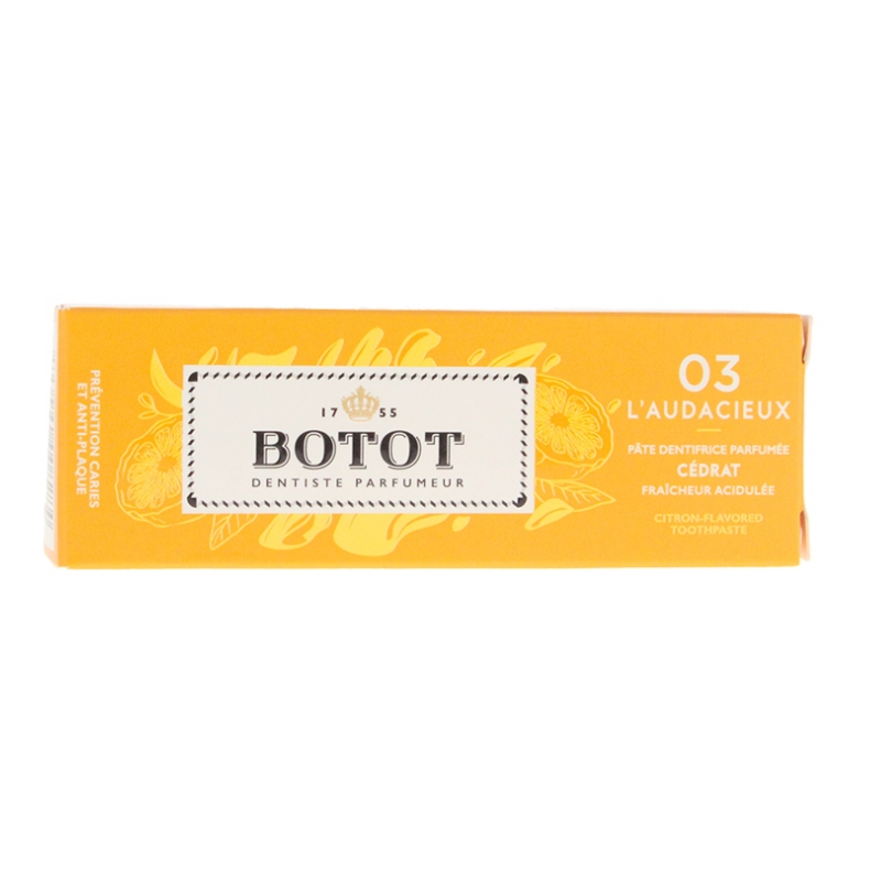 Pate Dentifrice Parfumée - Cédrat - Botot - 25 ml