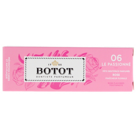 Pate Dentifrice Parfumée - Rose - Botot - 25 ml