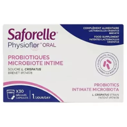 Physioflor – Restoring the Vaginal Flora – Dietary supplement – Saforelle – 30 capsules