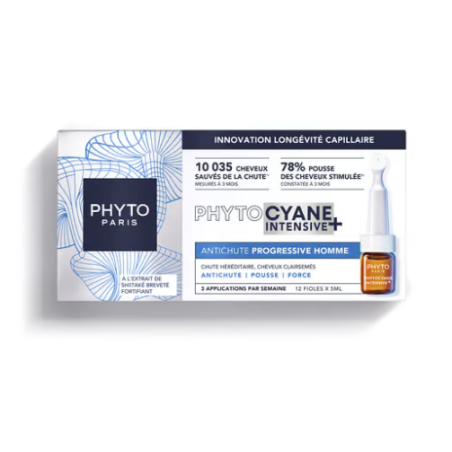 Anti-fall Treatment Man - PhytoCyane Intensive+ - 12 x 5ml