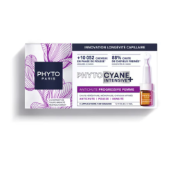 PhytoCyane Intensive+ - Anti-Chute Progressive Treatment - Phyto - 12 x 5ml