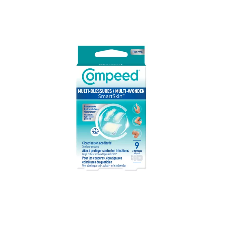 Pansement Multi-Blessures - Compeed - 3 Formats Boite De 9
