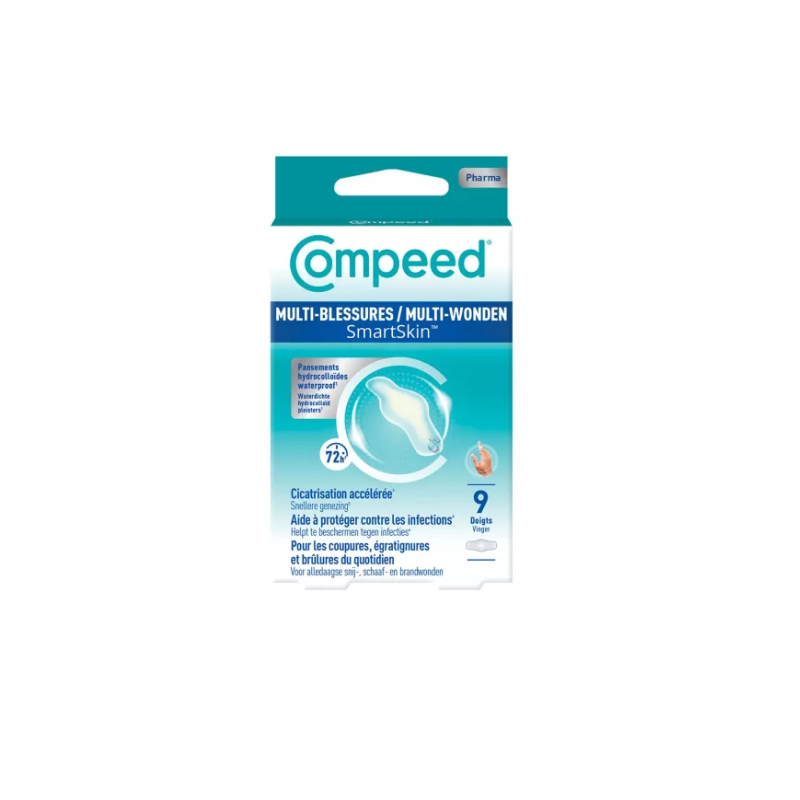 Pansement Multi-Blessures Spécial Doigts - Compeed - Boite De 9