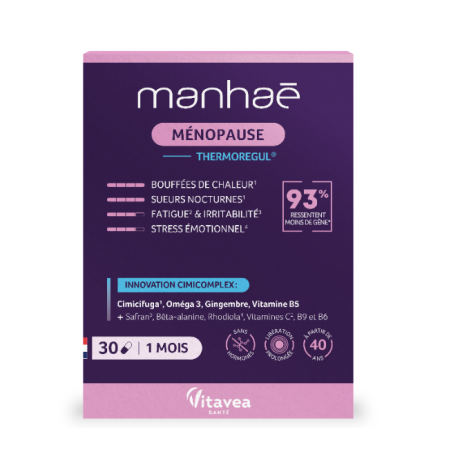 Manhaé Ménopause Thermoregul - 1 Mois