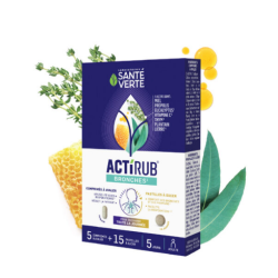Actirub Bronches - Santé Verte - 5 Tablets A Avaler + 15 Tablets A Sucer