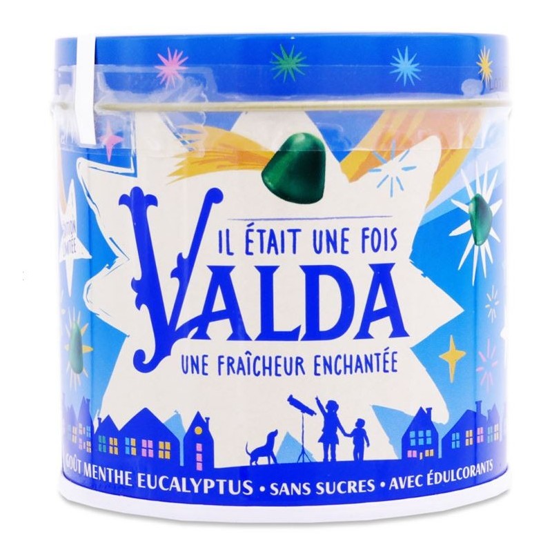 Valda Limited Edition - Mint & Eucalyptus flavor - Without sugars - 160 g Valda