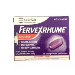 Fervex Cold, Paracetamol/Chlorphenamine, 16 Tablets