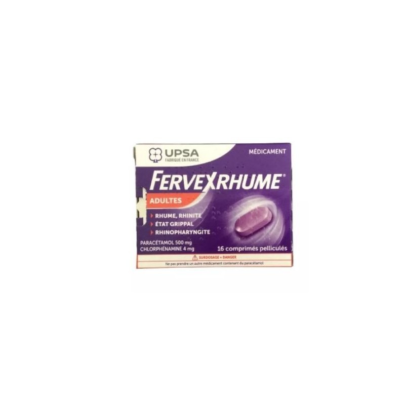 Fervex Cold, Paracetamol/Chlorphenamine, 16 Tablets